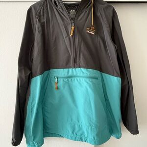 L.L. Bean Charcoal Windbreaker